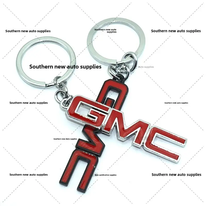 GMC Car Logo Keychain Metal Keyring 4S Store Gift Jewelry Accessories Chinese Origin Keychain for Car Lovers