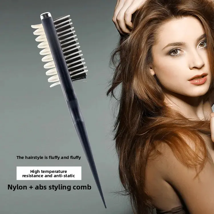 Multi-Functional Hair Styling Comb Beautifying Hairdressing Comb Blow-Dry Setting Comb Professional Salon Hairdressing Tool