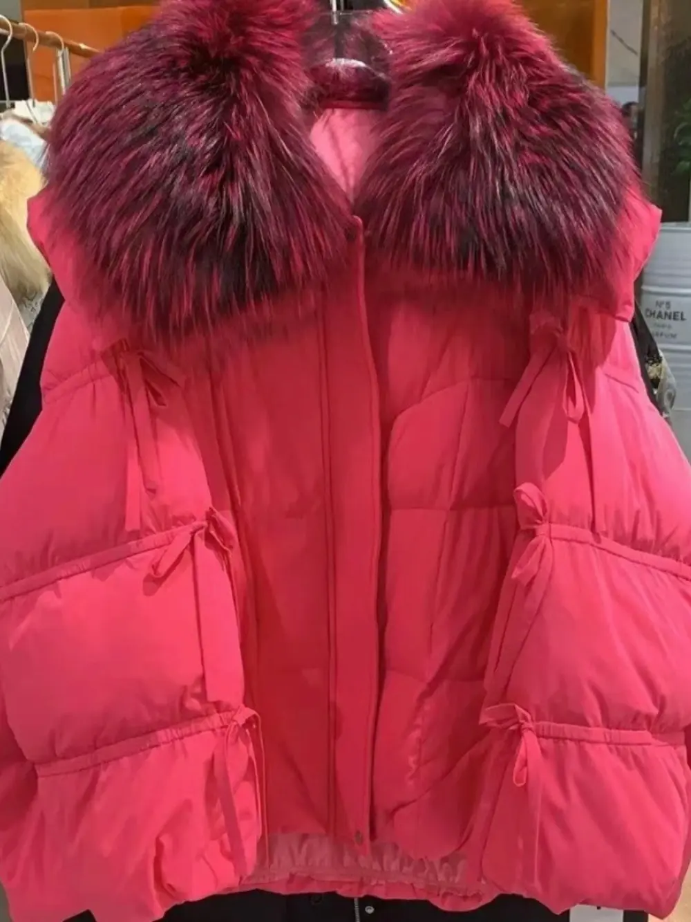New Fashion 90% Goose Down Jacket New Winter Women Warm Coat Oversized Real Fox Fur Collar Thick Luxury Outerwear