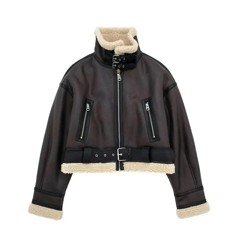 2024 Autumn/Winter New Women's Wear New Fashion Casual Versatile Double sided Short Jacket Coat