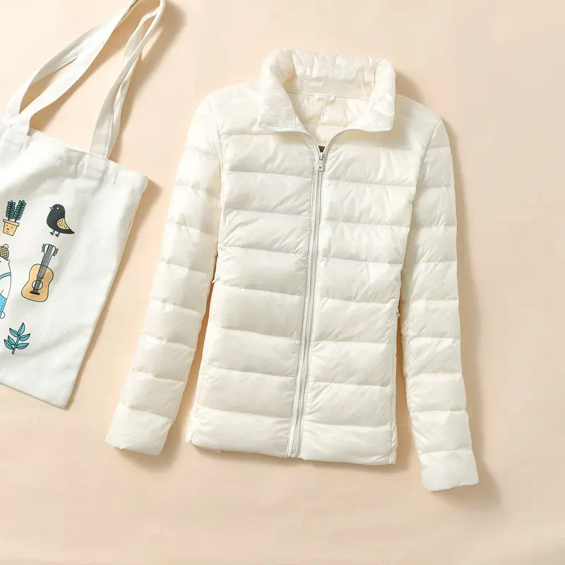 Women Light Short quilted Duck Down Jacket Feather Puffer Parkas Plus Overcoat Windbreaker Winter Cold Pressure Down Coats
