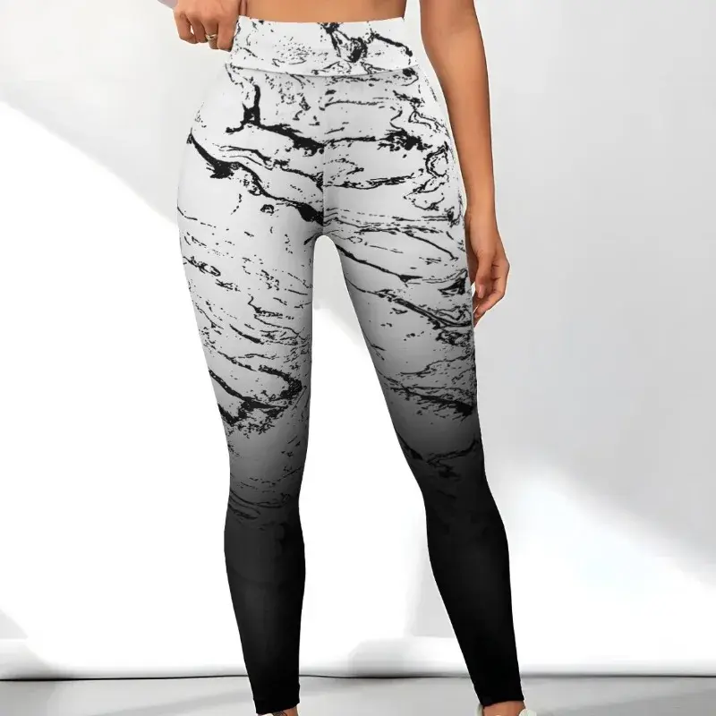 Seamless Printed Sports Yoga Pants with High Waist Fashionable Sexy Peach Buttocks Leggings Exercise Running Yoga Pants