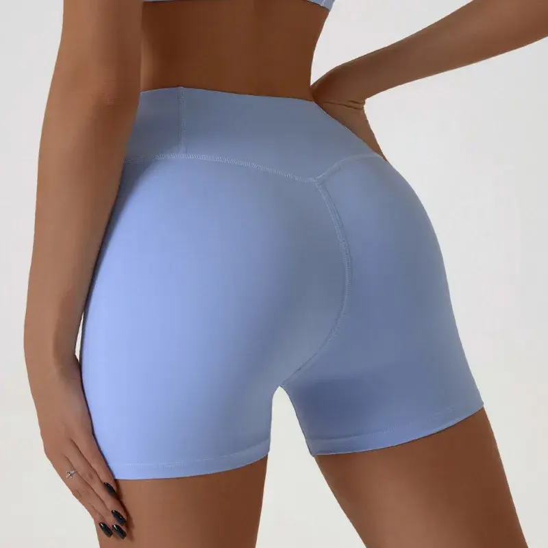 Women's Sports Shorts Gym High Waist Hip Lifting Fitness Tight Running Sportswear Workout Clothes Yoga Running Leggings