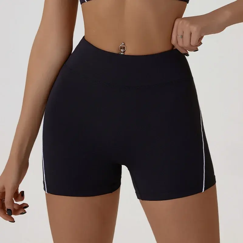 Women's Sports Shorts Gym High Waist Hip Lifting Fitness Tight Running Sportswear Workout Clothes Yoga Running Leggings