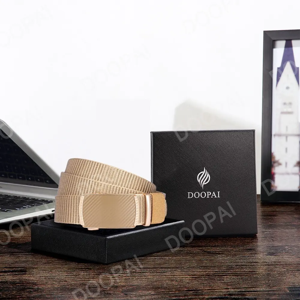 Men's Nylon Outdoor Hunting Metal Canvas Belt Male Korean Version All-Match Casual Automatic Buckle Golf Belt Men Women  Accesso
