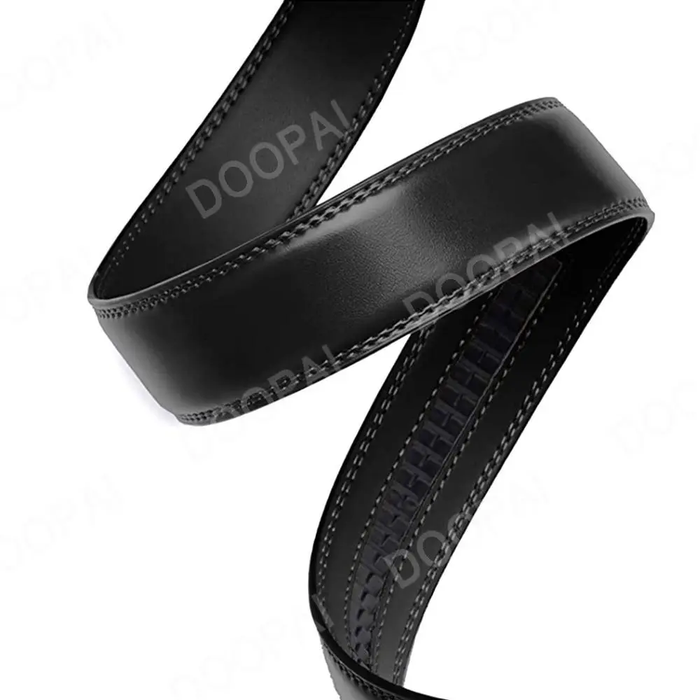 Men Belt Genuine Leather Belts Without Buckle Black Brown Men's Belts Without Buckle Cowskin  Luxury Belt  Cinturones Para Mujer