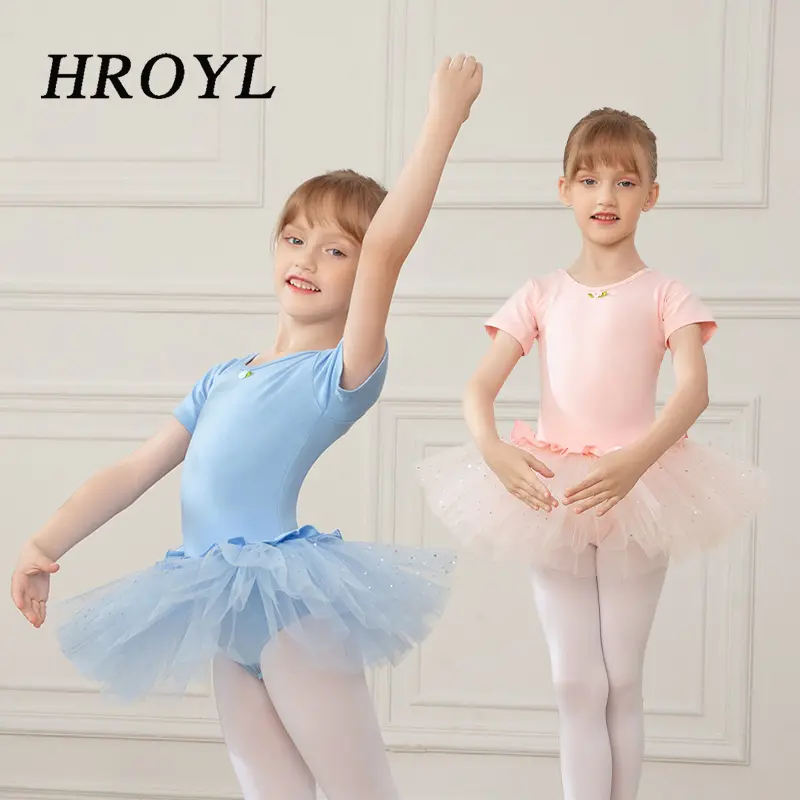 Girls Ballet Leotards Tutu Dress Ballet Skirt For Kids Children Dance Skirt Gymnastics Dancewear Balleriana Clothes Gauze Skirt