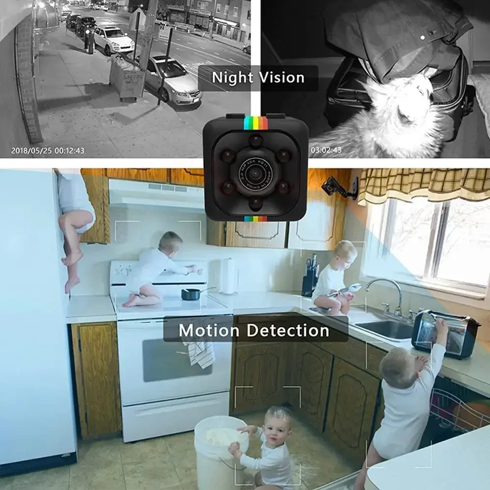 1080P HD Original SQ11 Mini Camera Micro Sports DV 30FPS Action Video Outdoor Gopro Night Vision Support 128G Recording