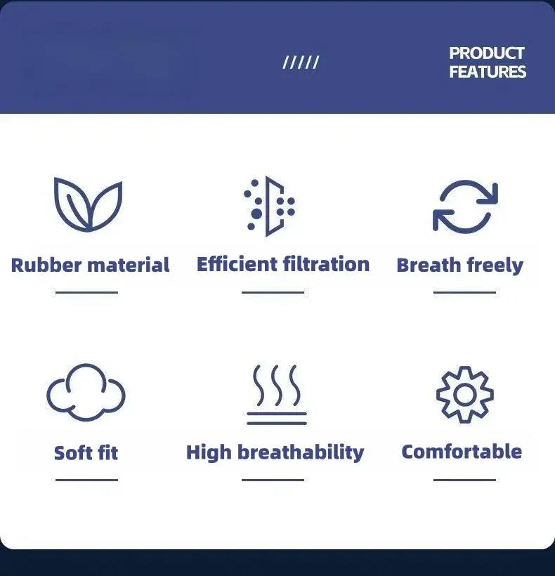 6200 Gas Mask Half-face Dust Shield 5N11 Particle Filters Safety Respirator Mask Industrial Labor Paint Spray
