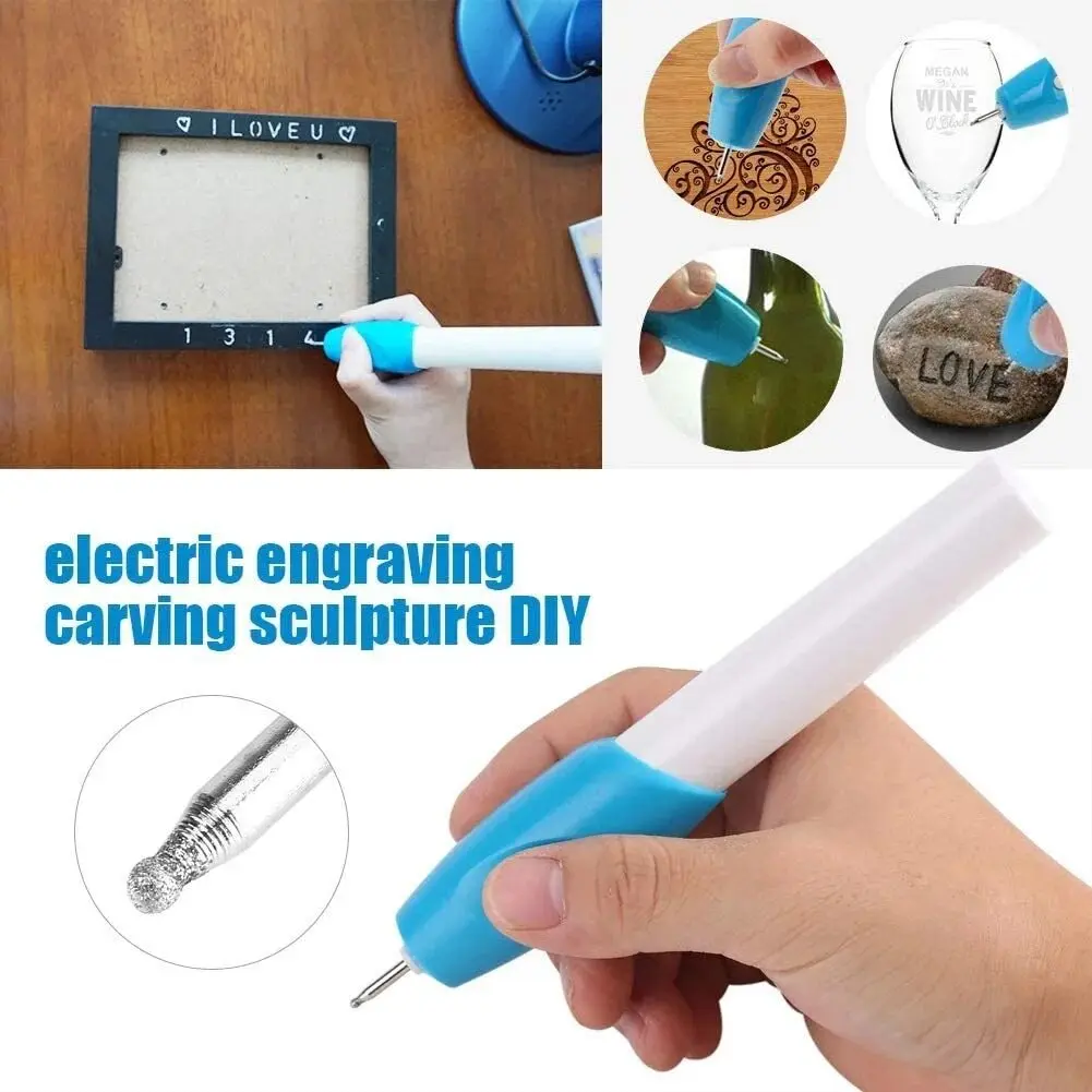 Mini Electric Engraving Pen Cordless Electric Precision Etching Engraving Carving Pen Name Writing Carve Tool
