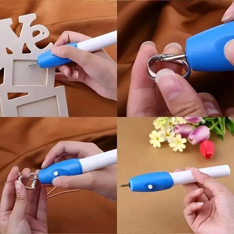Mini Electric Engraving Pen Cordless Electric Precision Etching Engraving Carving Pen Name Writing Carve Tool