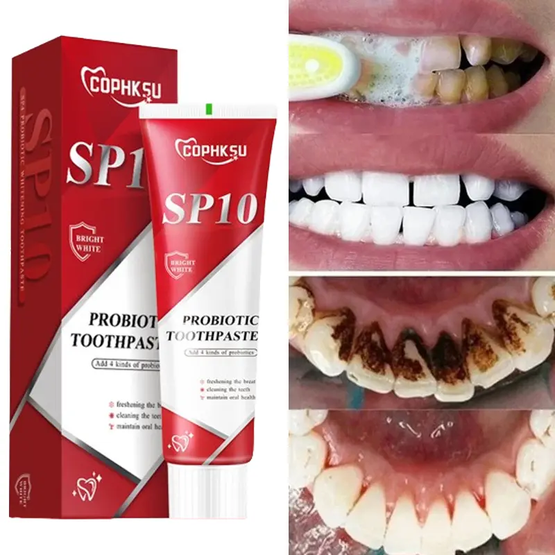 SP-10 Probiotic Toothpaste Whiten Tooth Remove Plaque Stains Teeth Whitener Oral Hygiene Clean Fresh Breath Teeth Care Products
