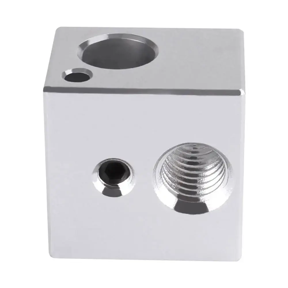 5/10  PCS V5 Heated Block KP3S Hot End Heat Blocks 16*16mm*12mm For V5 J-head Extruder Aluminum HotEnd 3D Printers Parts