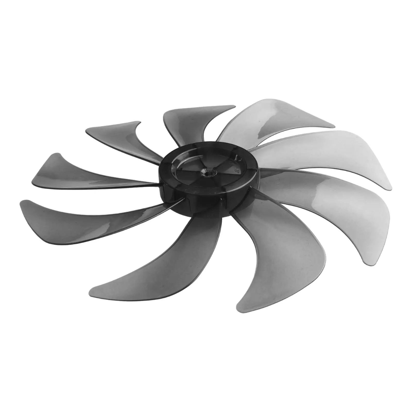 1 Pcs 14 Inch Household Floor Fan Table Plastic Fan Blade With Nut Cover Transparent Fan Blade Fan Accessories