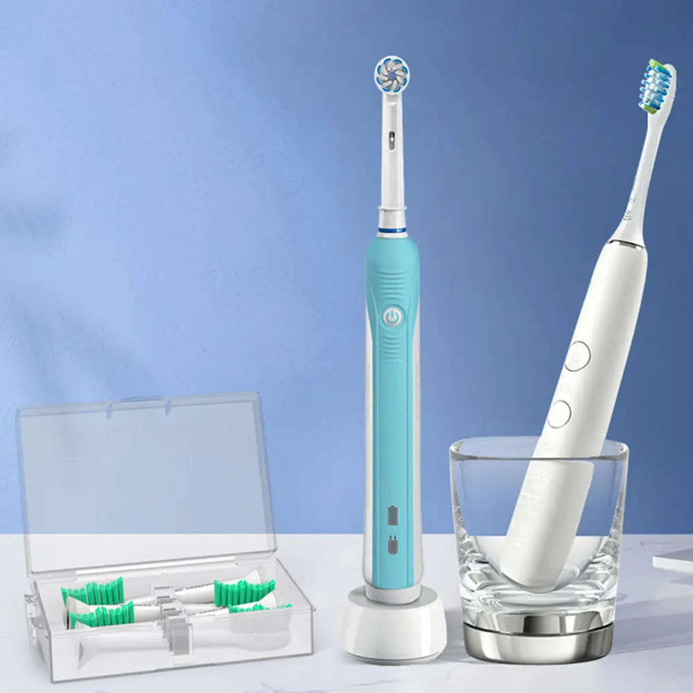 Toothbrush Heads Travel Case for Oral B, Philips & Other Electric Toothbrush Heads, Brush Head Dustproof Protective Storage Box