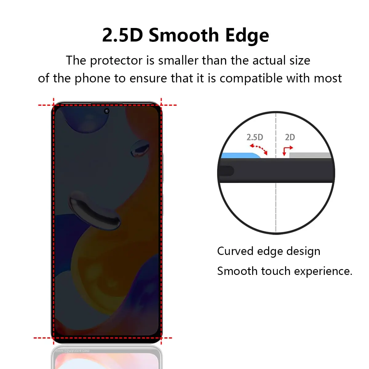 Anti Spy Screen Protector For Redmi Note 11 Pro 4G 5G Tempered Glass 9H Privacy Peep High AluminumCase Friendly