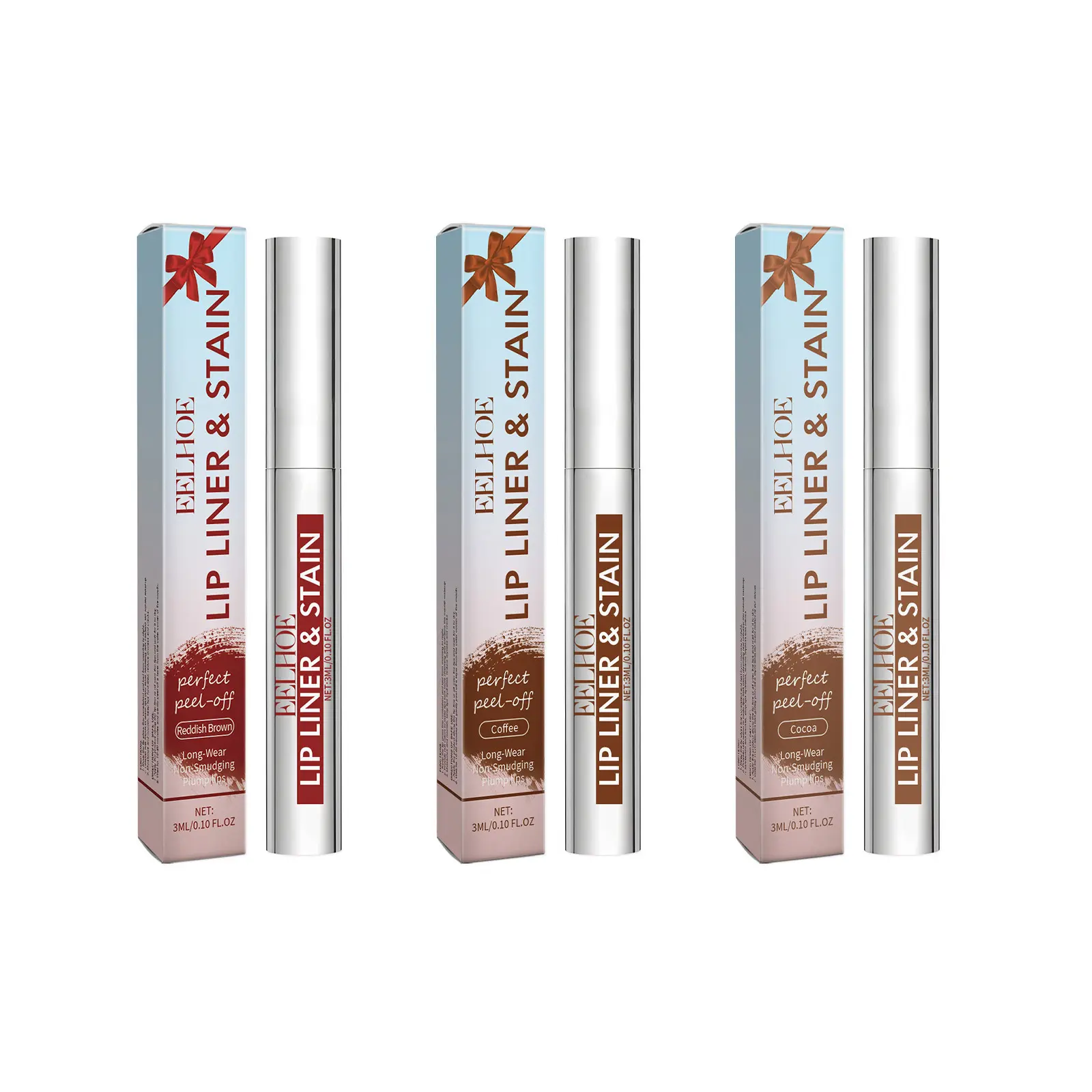 ​EELHOE Lip Liner Peel off Waterproof Matte Non-fade Long Lasting Contour Liner Smooth Lip Gloss Lip Liner Tattoo Peel off Care