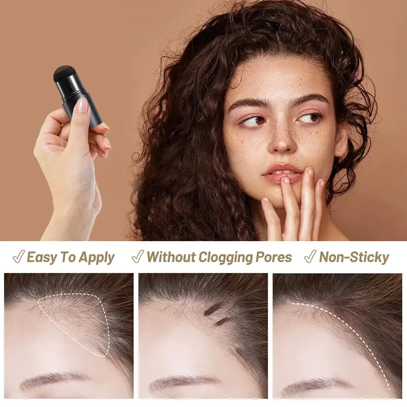 Hair Fluffy Powder Instantly Black Blonde Root Cover Hair Concealer Coverag Paint Repair Fill In Shadow Thinning Eyebrow Powder