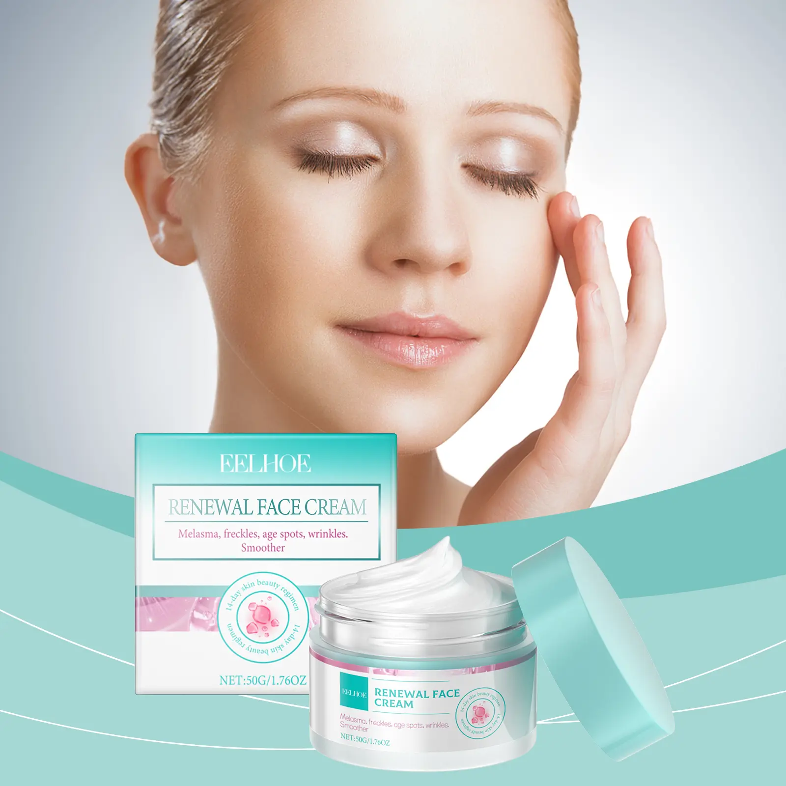 Eelhoe Radiant Nourishing Face Cream Firms Refines Moisturizes Brightens Smoothes Deep Hydration Skin Barrier Protect Skin Cream