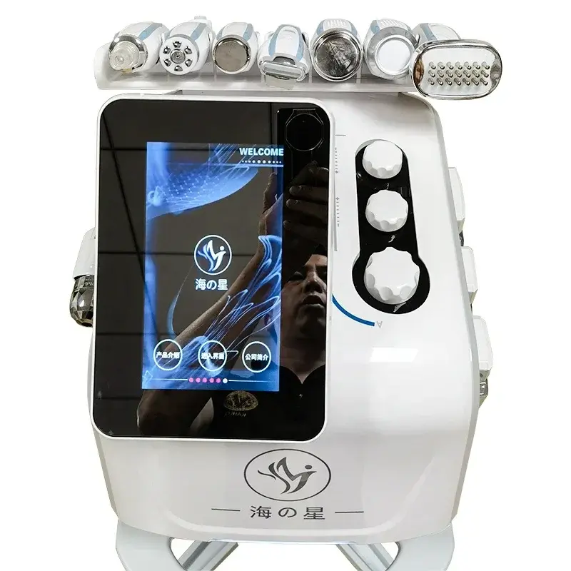 H2O2 Jet Peel Oxygen Facial Gun Makeup Set Beauty Equipment for Wrinkle Removal Anti-Aging Improved Sagging Contours