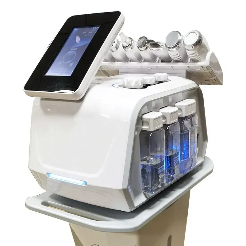H2O2 Jet Peel Oxygen Facial Gun Makeup Set Beauty Equipment for Wrinkle Removal Anti-Aging Improved Sagging Contours