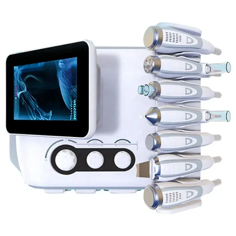 H2O2 Jet Peel Oxygen Facial Gun Makeup Set Beauty Equipment for Wrinkle Removal Anti-Aging Improved Sagging Contours