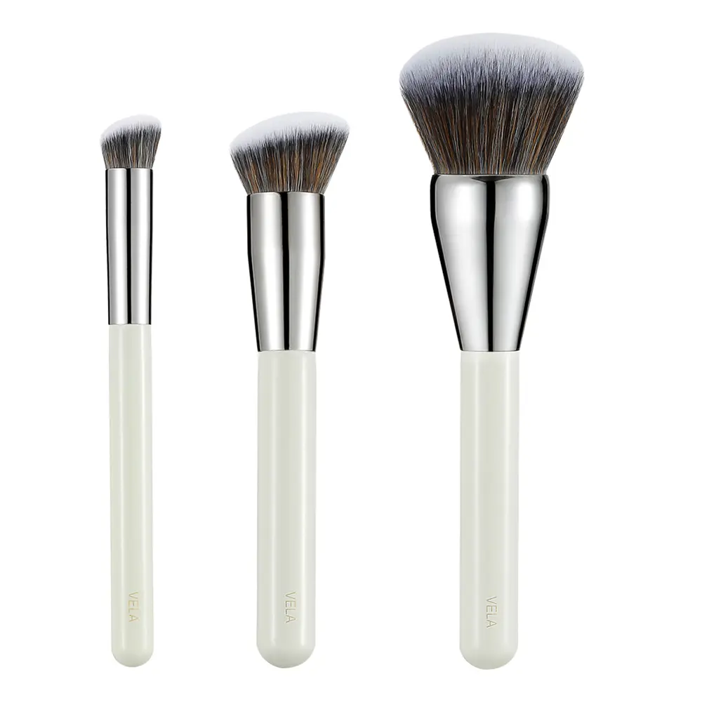 Professioal Makeup Brushes Powder Bronzer Blush Liquid Foundation Under Eye Concealer Contour Blending Buffing Stippling Tools