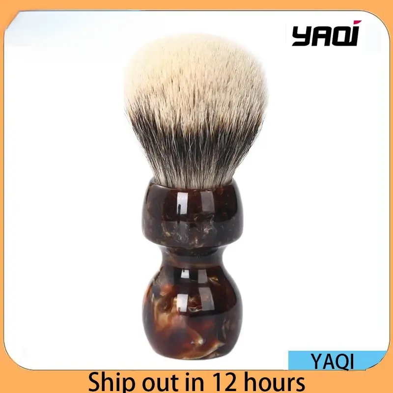 Wet Shaving Brush YAQI Caramel 26MM Two Band Badger Hair Men Wet Shave Brushes Yaqi