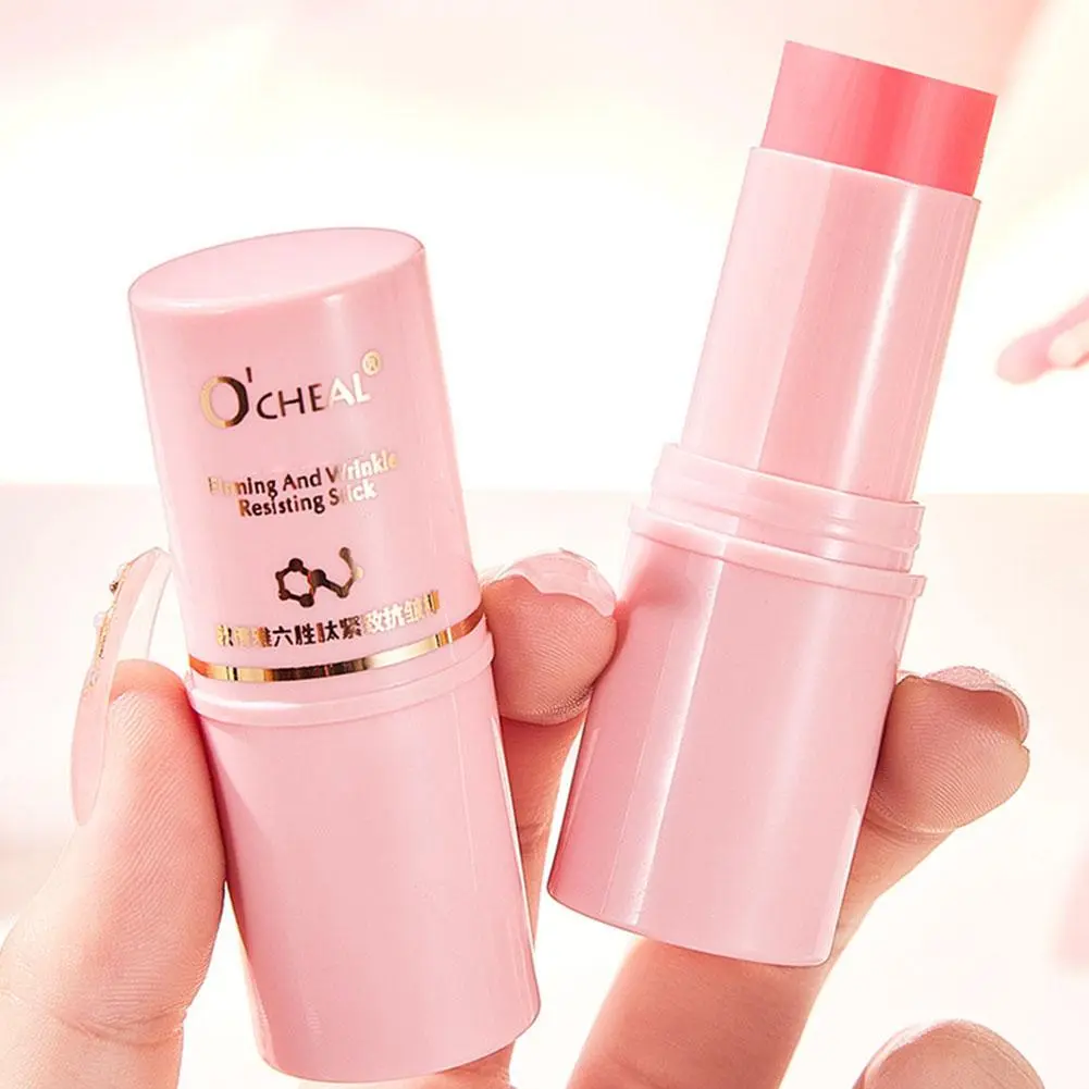 Facial Hydrating Stick Deeply Moisturizer Face Primer Stick Collagen Boosting Moisture Balm Stick Six Peptides Face & Eye Care