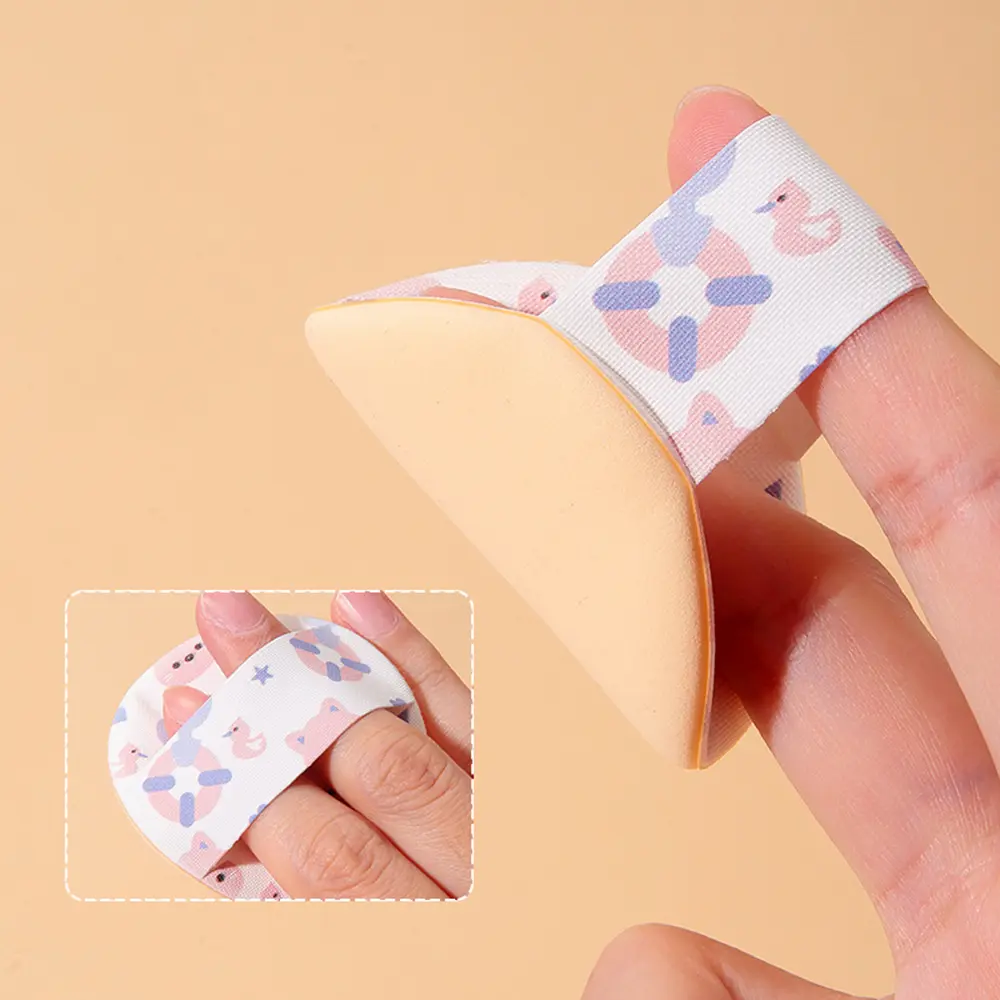 Cartoon Cat Air Cushion Powder Puff Wider Hand Inserted Makeup Sponge for Facial Skin Care