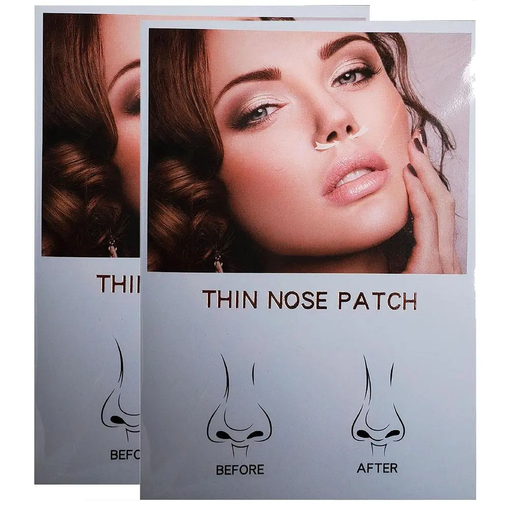1/2/3Pack Shrink Nose Wing Stickers Small Nose Narrow Thin Nose Invisible Nose Lifter Beauty Tool Special Shrinking Nose Strips