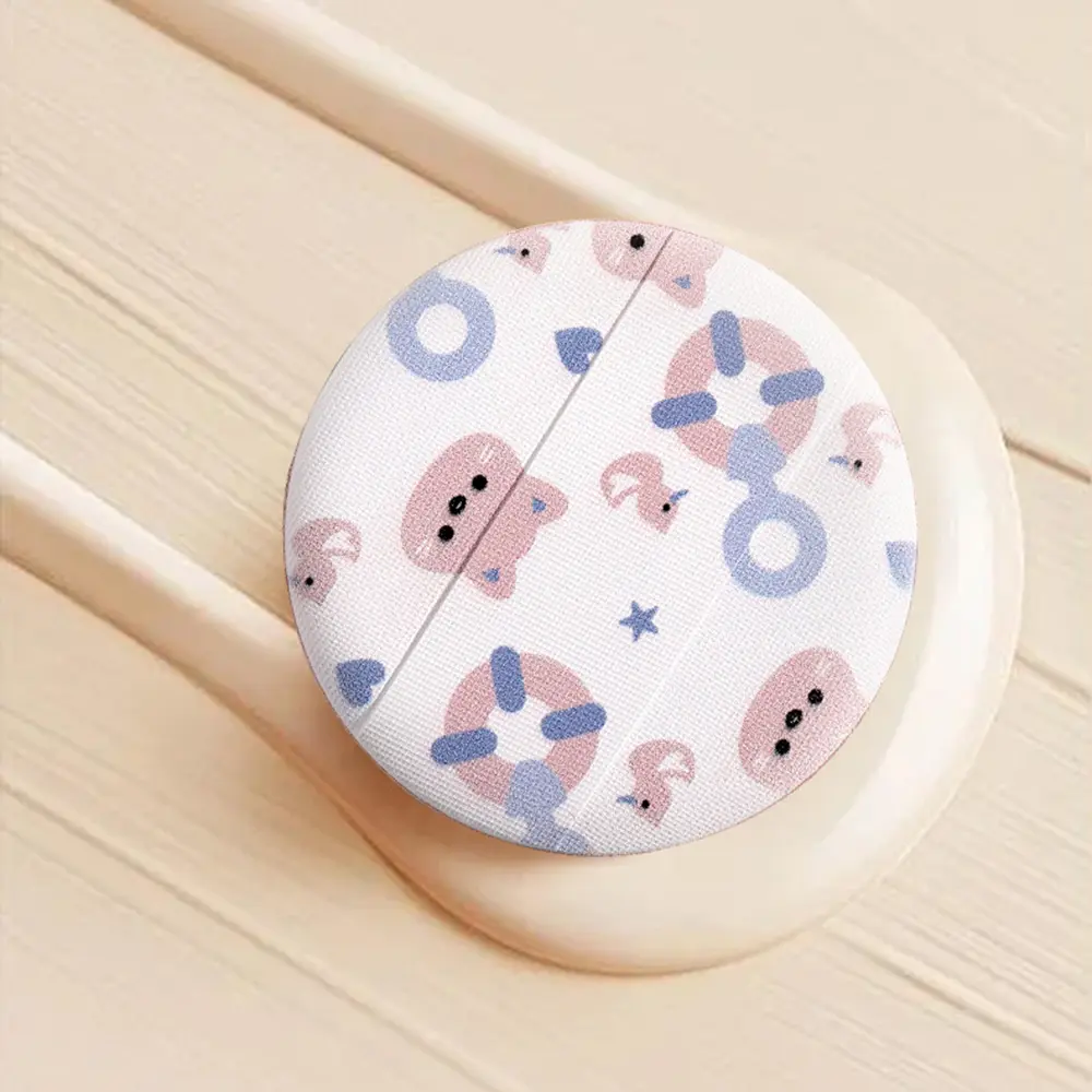 Cartoon Cat Air Cushion Powder Puff Wider Hand Inserted Makeup Sponge for Facial Skin Care
