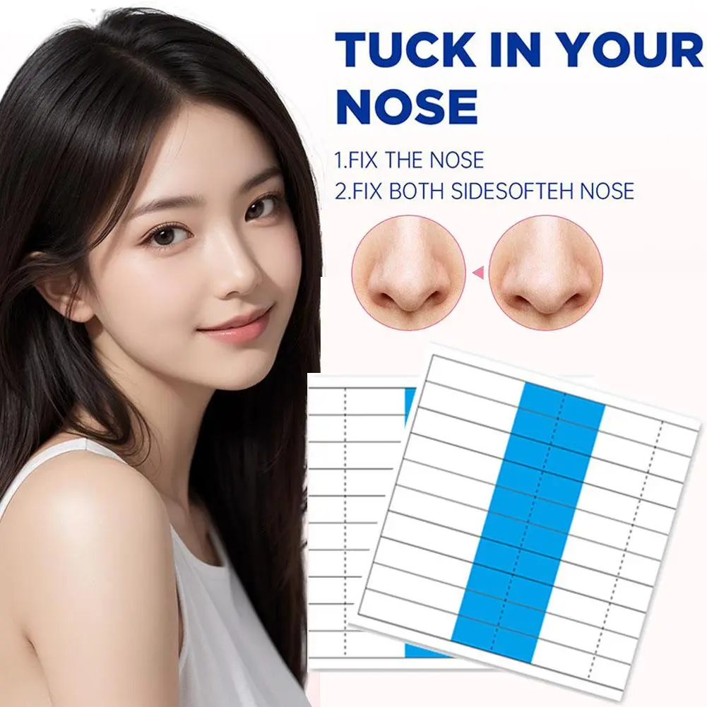 1/2/3Pack Shrink Nose Wing Stickers Small Nose Narrow Thin Nose Invisible Nose Lifter Beauty Tool Special Shrinking Nose Strips