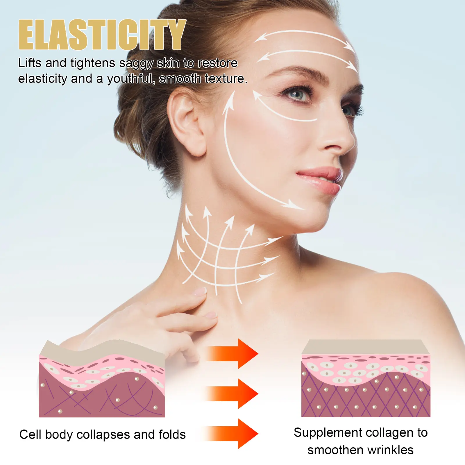 Anti Aging Face Serum Moisturizing Brighten Spots Remove Wrinkles Fine Lines Firming Facial Skin Care Whitening Essence Products