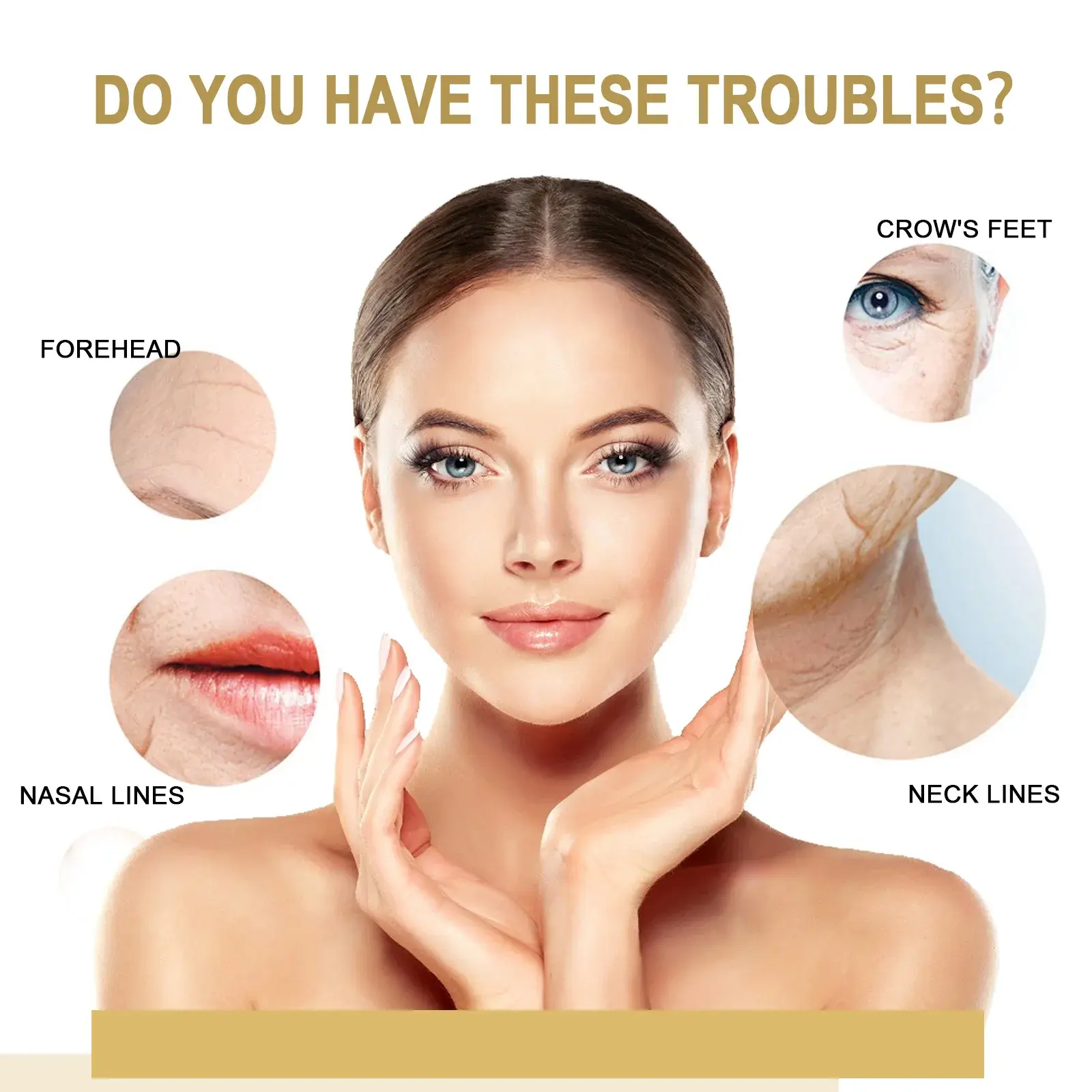 Anti Aging Face Serum Moisturizing Brighten Spots Remove Wrinkles Fine Lines Firming Facial Skin Care Whitening Essence Products