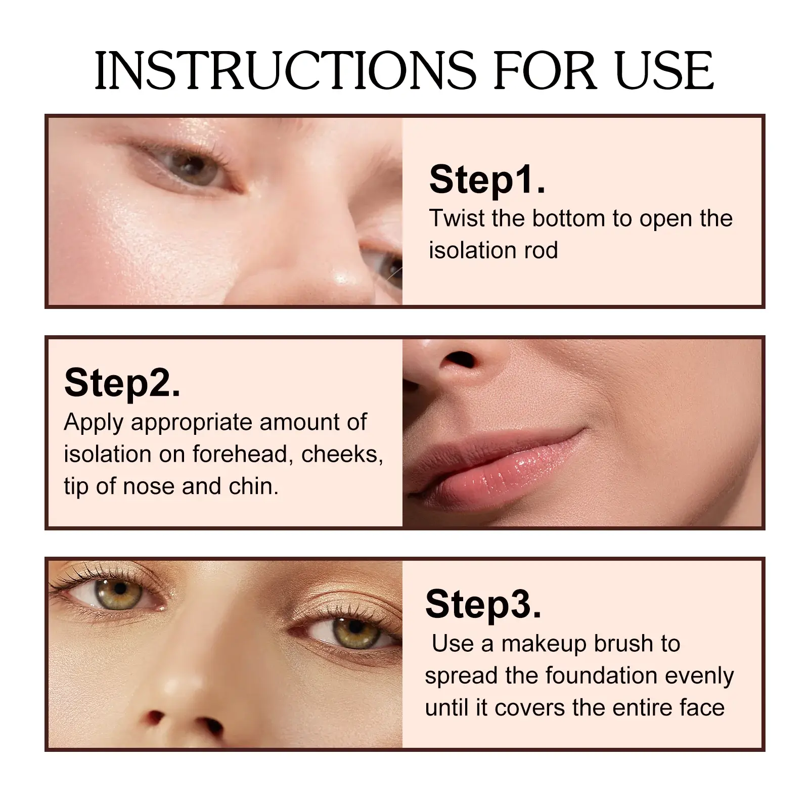 Invisible Pore Stick Makeup Primer Female Makeup Tools & Accessories No Creasing Waterproof Longlasting No Separation Elf Makeup