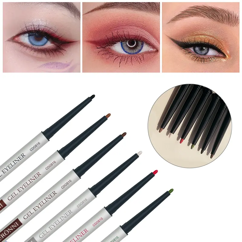 Eyeliner Liquid Long-term Waterproof Non-halo Dyeing Thin Head Non-stick Eyelashes Lying Silkworm Eyeliner Pen