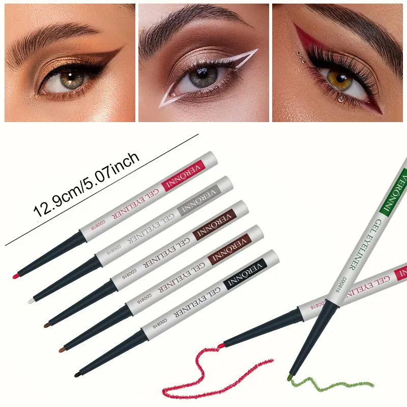 Eyeliner Liquid Long-term Waterproof Non-halo Dyeing Thin Head Non-stick Eyelashes Lying Silkworm Eyeliner Pen