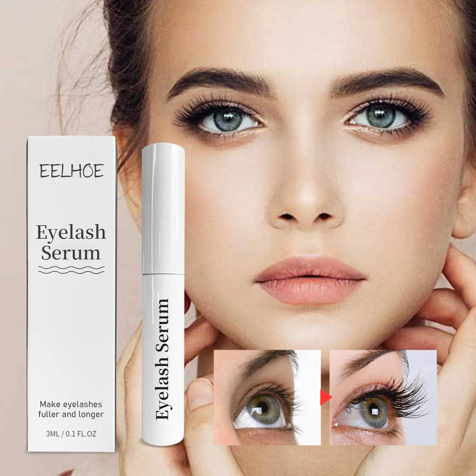 Eelhoe Mascara Moisturizes The Eyebrows And Promotes The Roots Of  The Eyebrows Grow Thick And Naturally Curl  Mascara