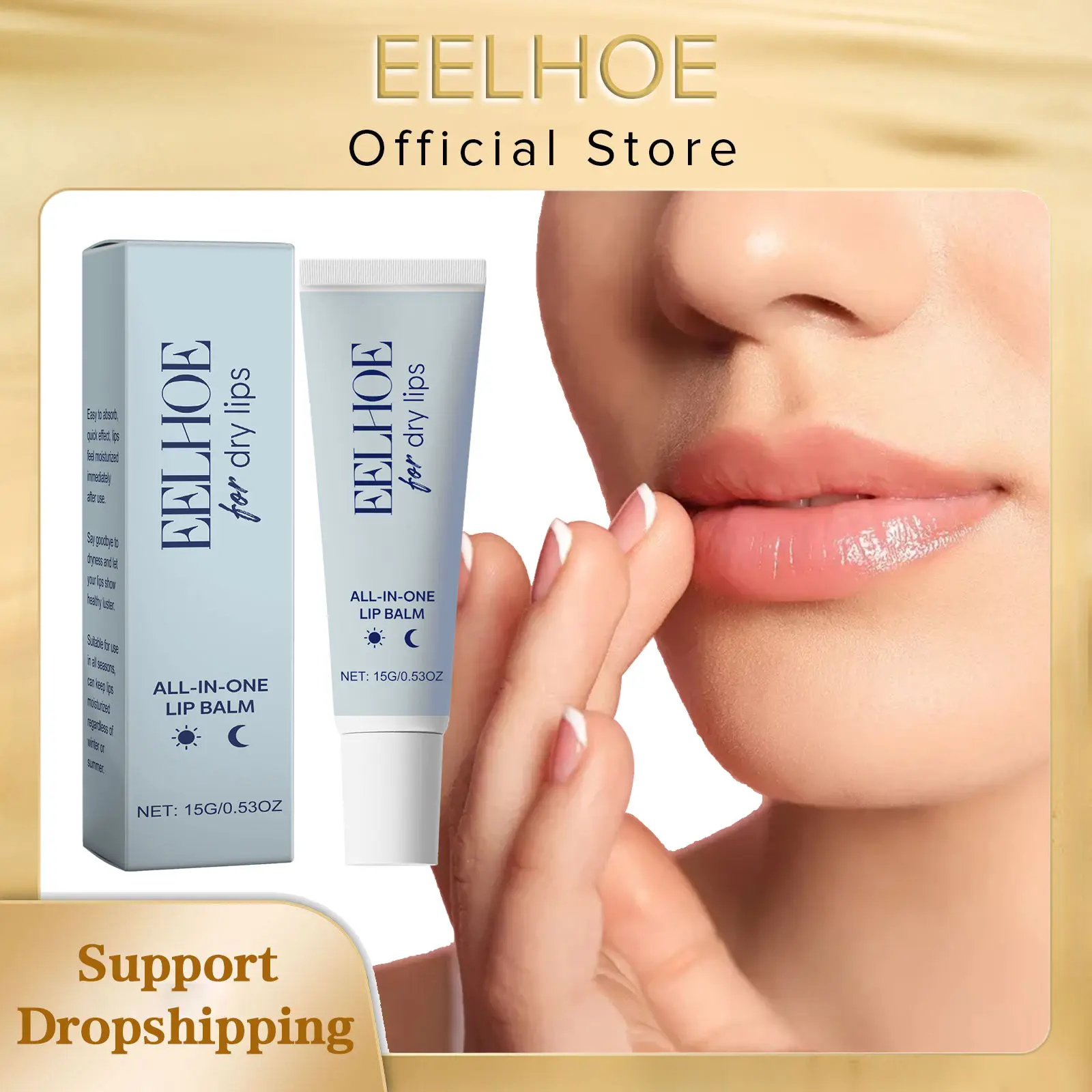 EELHOE Aloe Vera Lip Stick Matte Waterproof Lasting Moisturizing Lip Repair Care Smooth Anti Peeling Avocado Oil Lip Balm Stick
