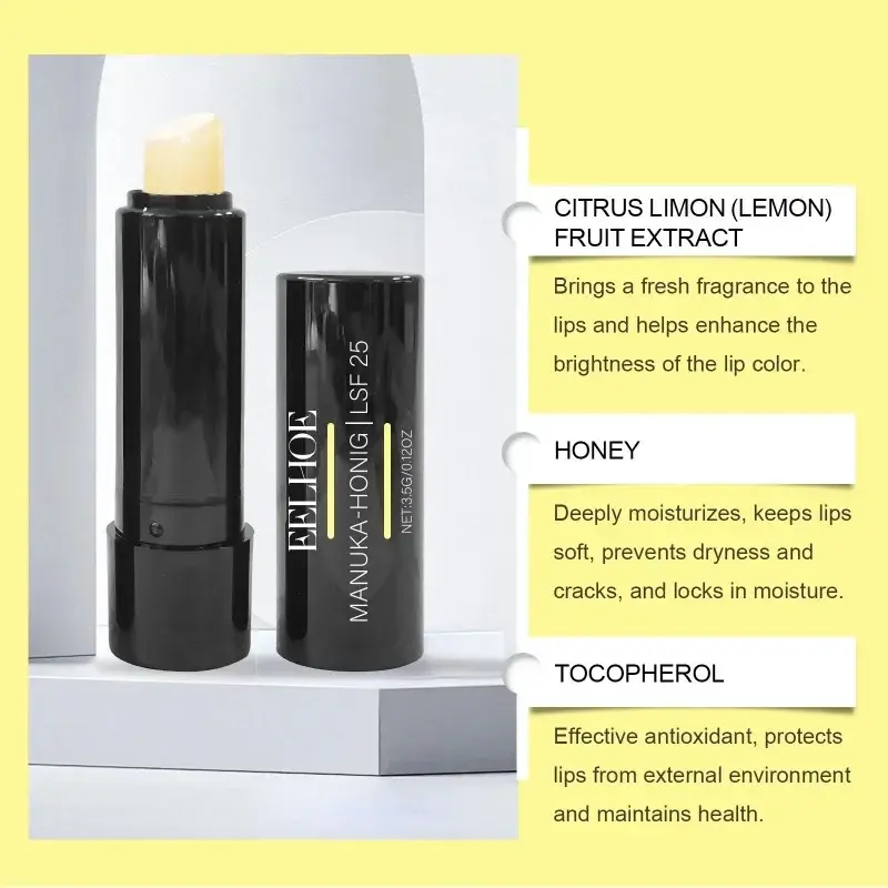 Vitamin C Honey Lip Balm Beauty Lips Remove Dead Skin Moisturizing Anti Cracking Repair Nourishing Lipstick SkinCare Product