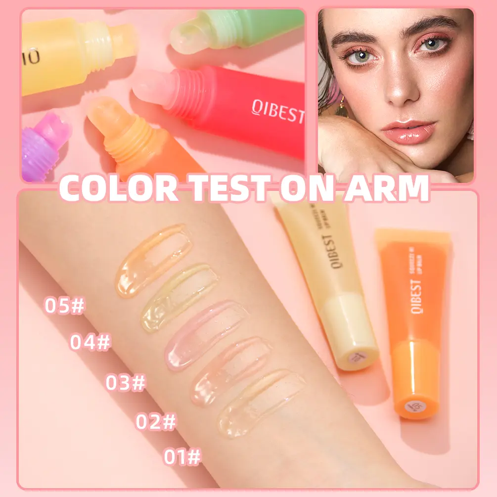 QIBEST Moisturizing Lip Oil Long Lasting Lip Gloss Makeup Lip Extreme Volume Serum Nutritious Cosmetic For Women Beauty Lip Tint
