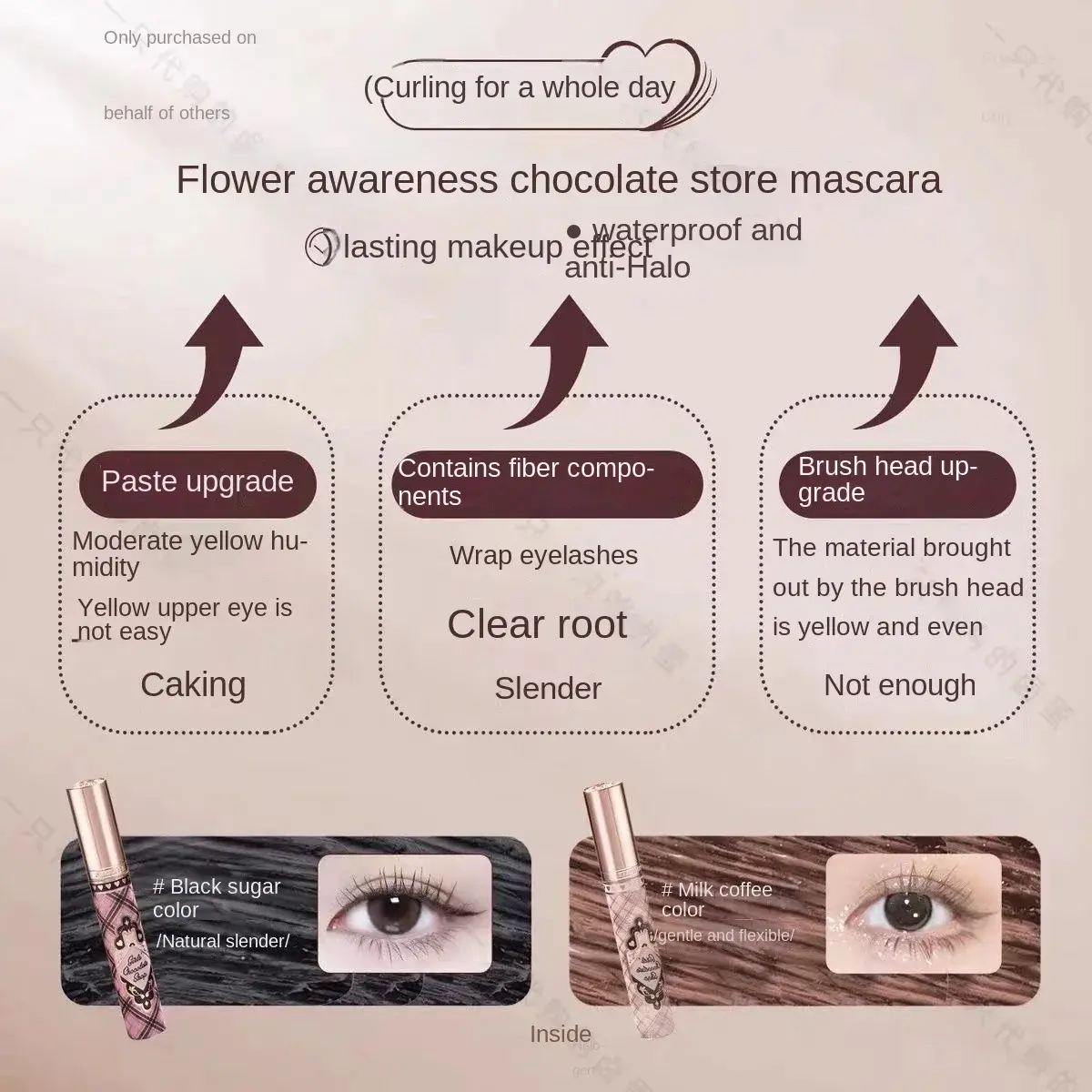 Flower Knows Chocolate Shop Mascara Black Brown Makeup With Fibre Brush Lengthening Flowerknows Perfectly Defined Lashes 3.5ml