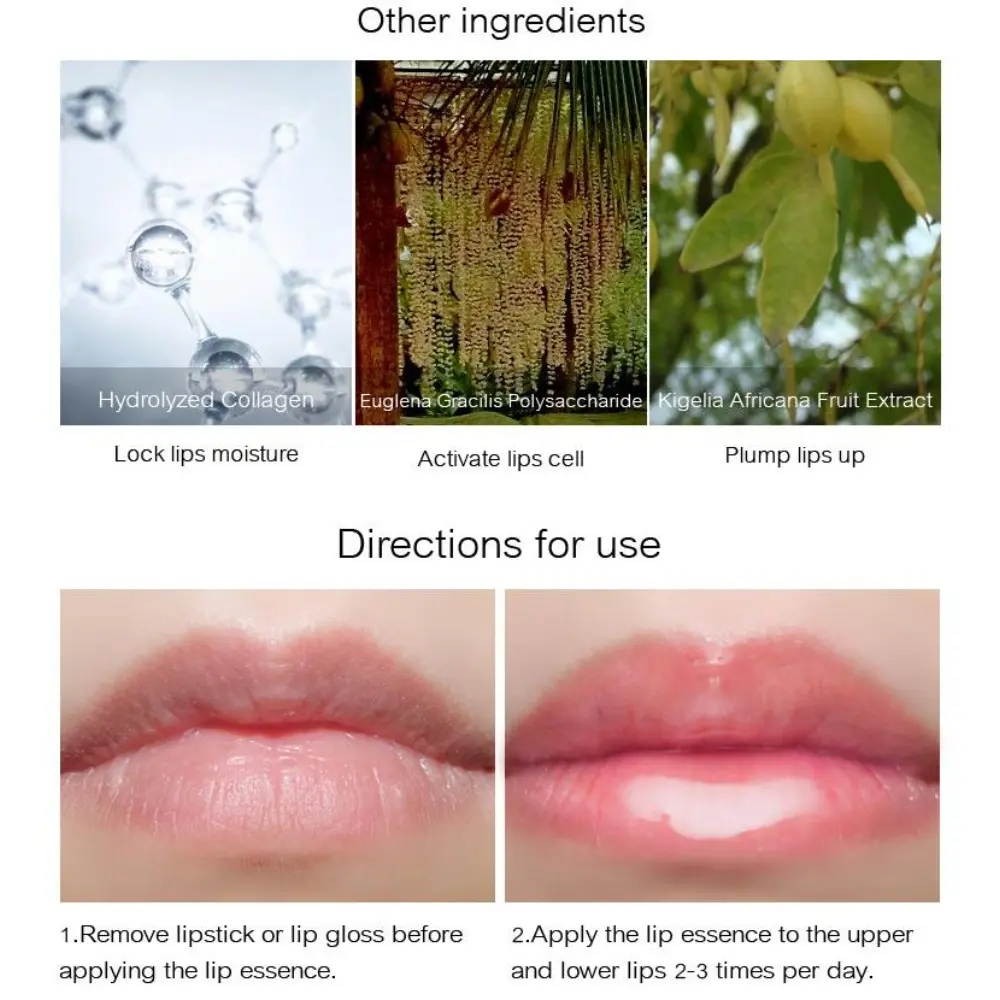 Lasting Moisturizing Lip Plumper Plumping Lip Gloss Mineral Oil Lips Extreme Volume Nutritious Lips Enhancer Liquid Makeup