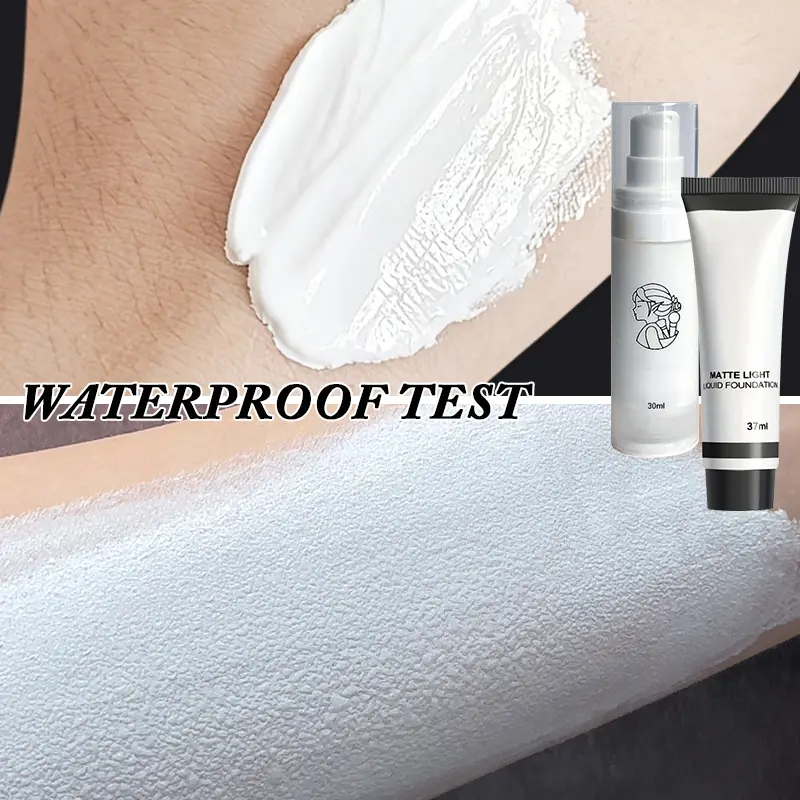 1/2pcsLiquid Toner Blending Base,Matte Light White Foundation Concealer Cream Pure White Brightening Makeup for Cosplay Festival