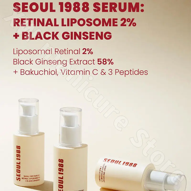 Retinol Essence 30ml Ginseng Facial Essence Removes Blackheads and Closes Mouth To Brightens Skin To Improve Dullness