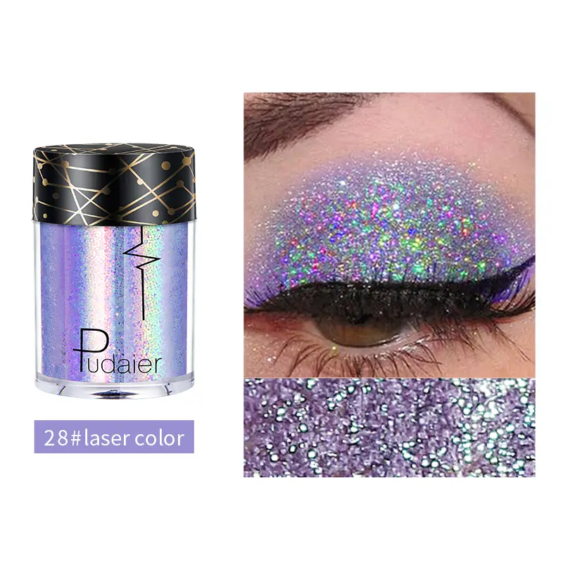 1 pcs Pudaier monochrome eyeshadow,  Glitter eyeshadow suitable for festivals to send female friends gifts