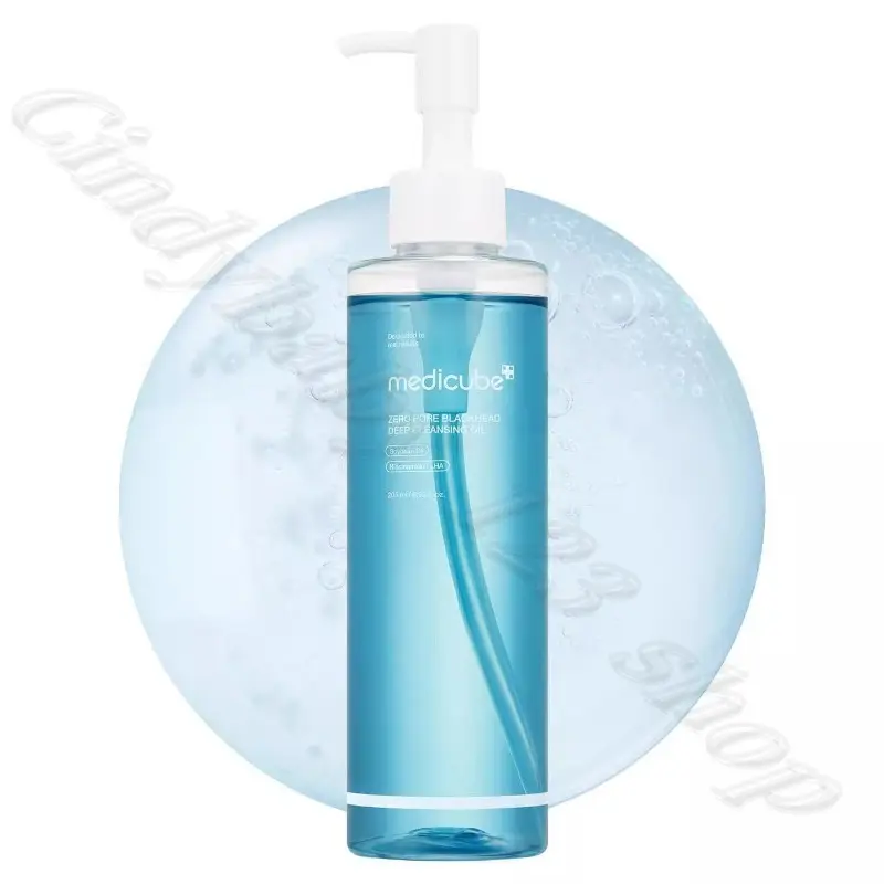 Medicube Zero Pore Removal Blackhead Deep Moisturizing Removal Oil Dissolve Sebum to Remove Pore Impurities 205ml