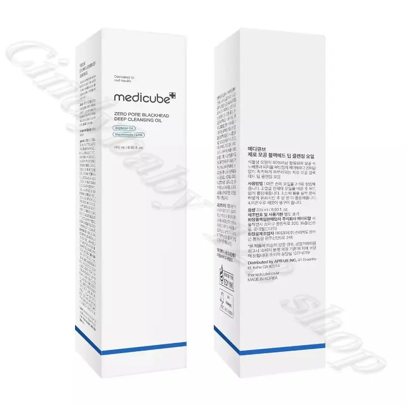 Medicube Zero Pore Removal Blackhead Deep Moisturizing Removal Oil Dissolve Sebum to Remove Pore Impurities 205ml