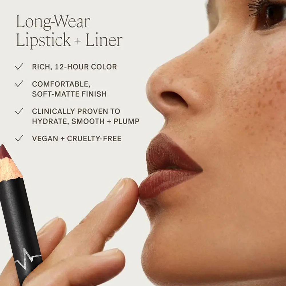 Pudaier Matte Lip Liner  Waterproof Lip Liner, Valentine's Day Choice